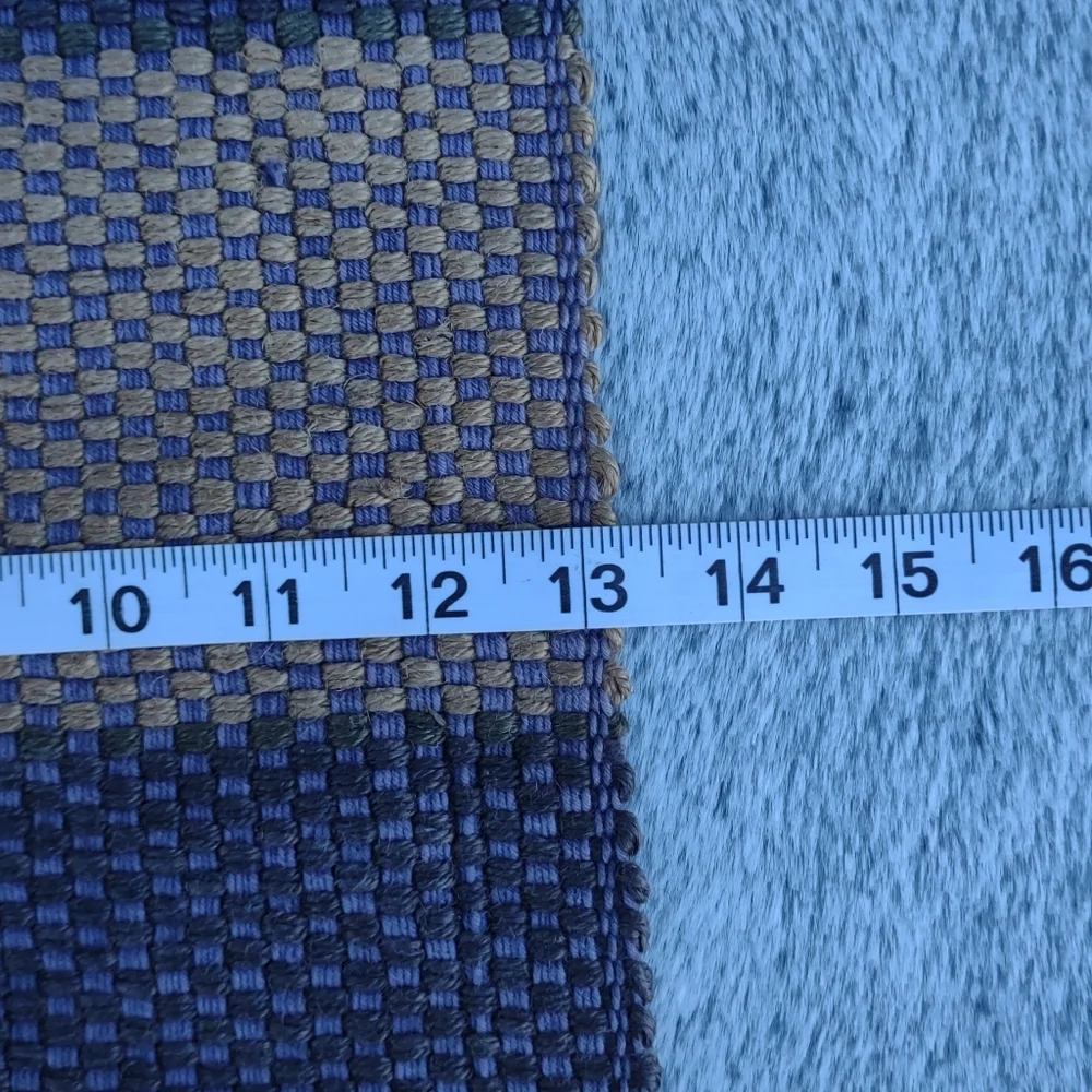 Pier 1‎ Imports Jute Cotton Plaid Placemats Set of 2